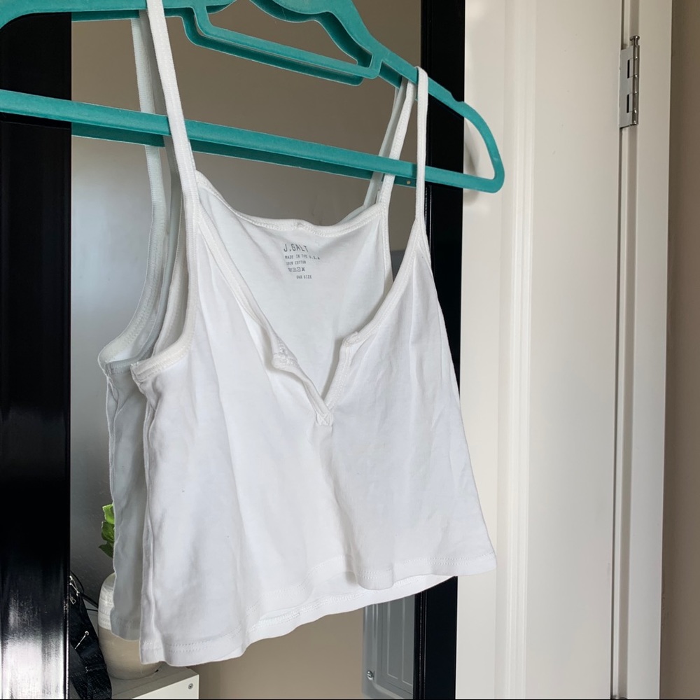 brandy melville white tank